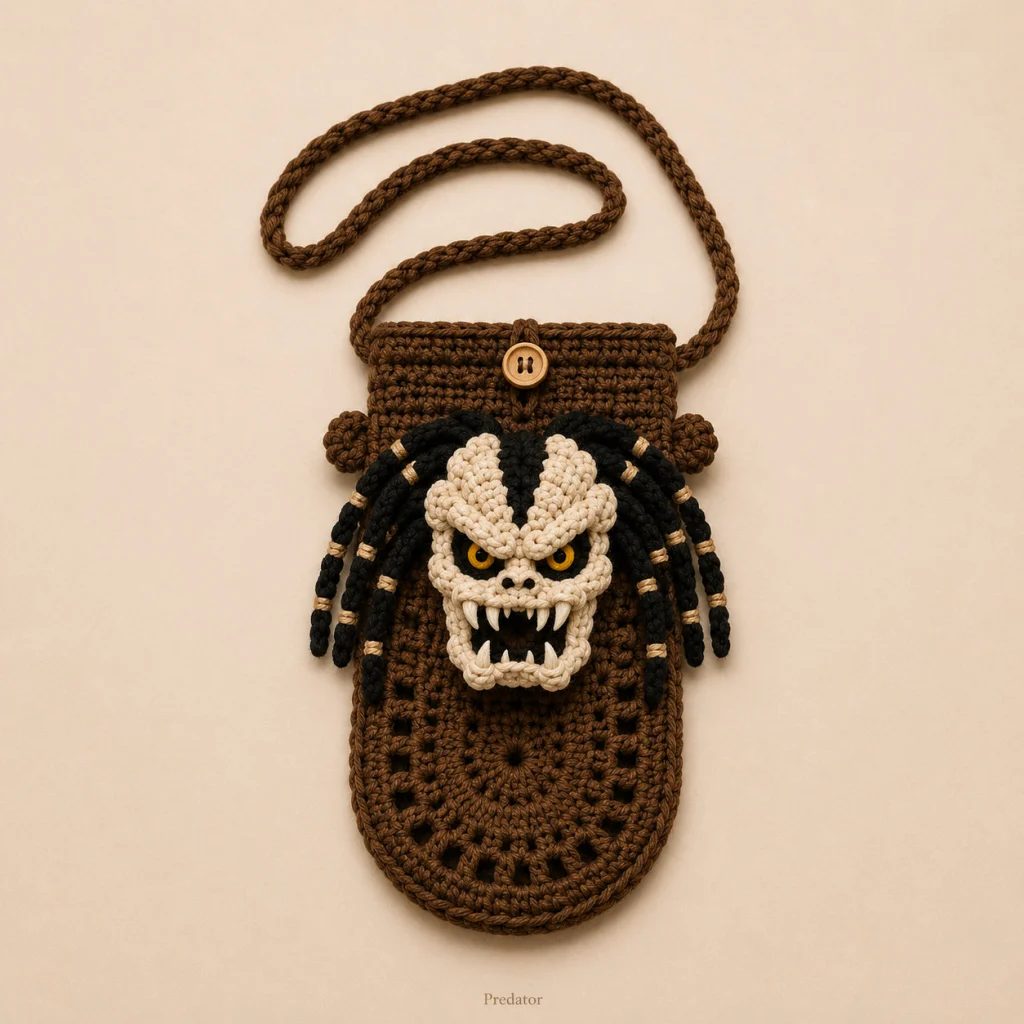 Predator Crochet Phone Sleeve